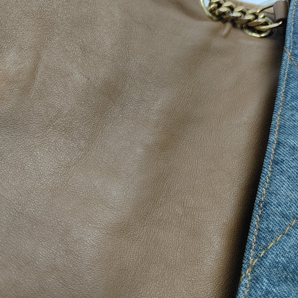 NIKI Medium Chevron Denim Blue