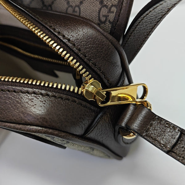 Monogram Coated Canvas Shoulder Bag Beige