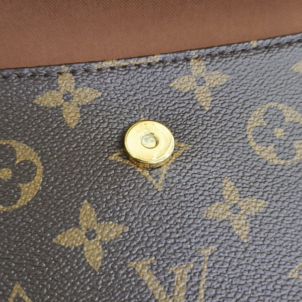 IVY Monogram Coated Canvas Brown