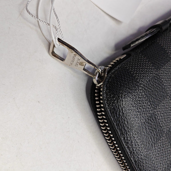 ATOLL Damier Graphite Calfskin Black