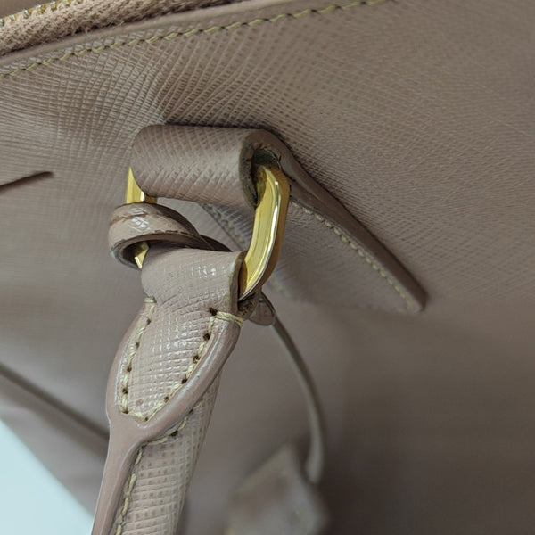 Galleria Large Saffiano Calfskin Pink
