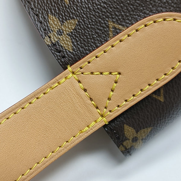 ALL IN GM Monogram Coated Canvas Brown