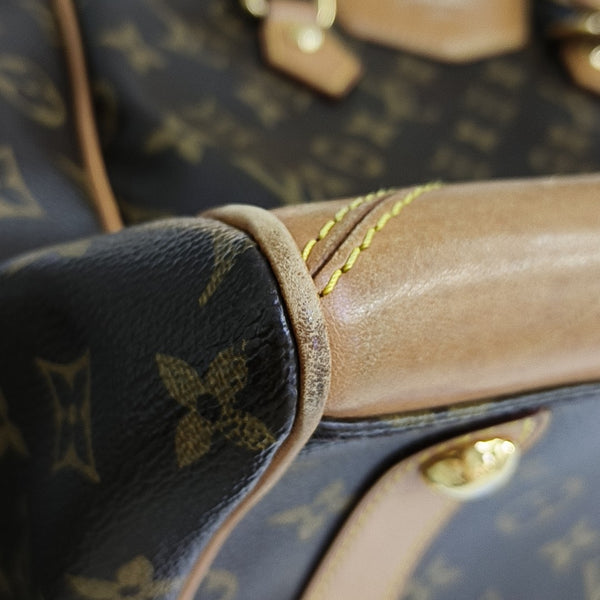 RETIRO NM Monogram Coated Canvas Brown