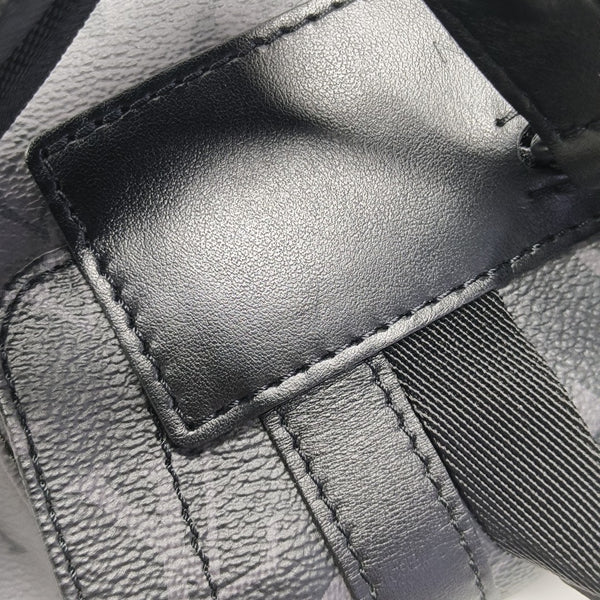 CHRISTOPHER PM Monogram Coated Canvas Gray