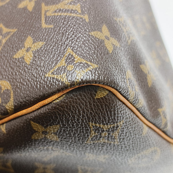 SPEEDY 25 Lona Monogram Revestida Marrón