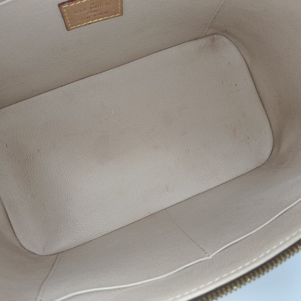 NICE BB Monogram Coated Canvas Brown