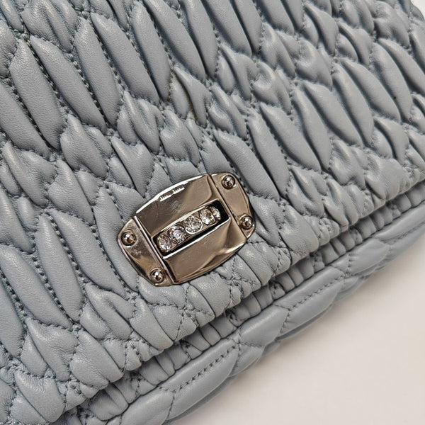 Crystal Lambskin Blue