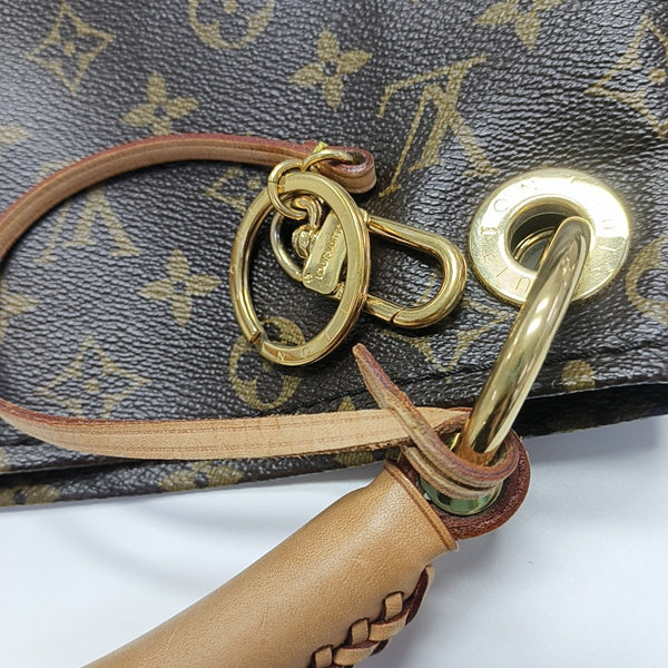 ARTSY MM Monogram Coated Canvas Brown