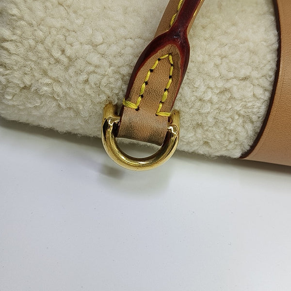 LOCKY BB Monogram Coated Canvas Brown