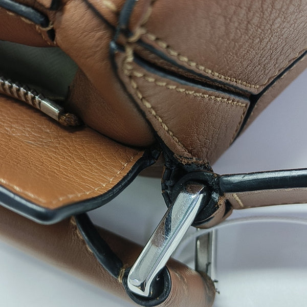 Puzzle Small Calfskin Brown