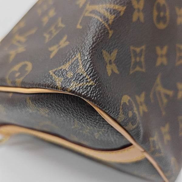 SPEEDY 25 Monogram Coated Canvas Brown