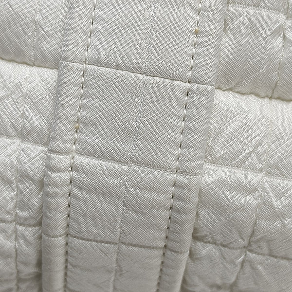 Quilted Fabric White