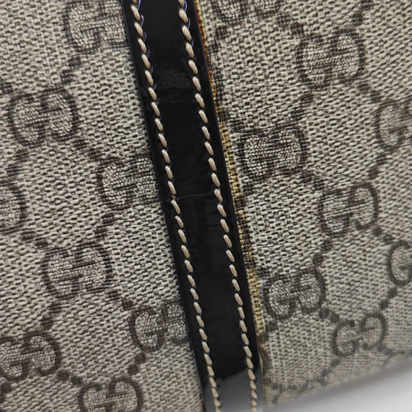 Joy Medium Monogram Coated Canvas Beige