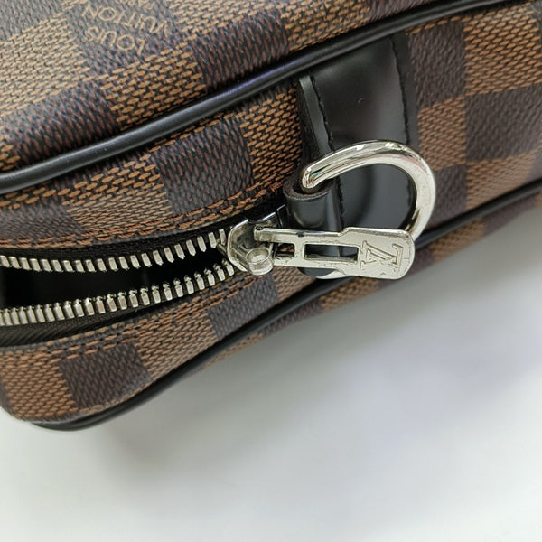 PORTE-DOCUMENTS PM Damier Ebene Coated Canvas Brown