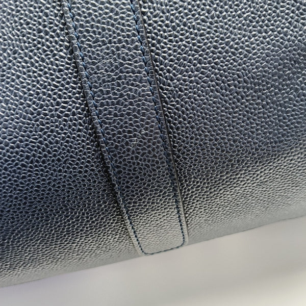 Calfskin Top Handle Bag Blue