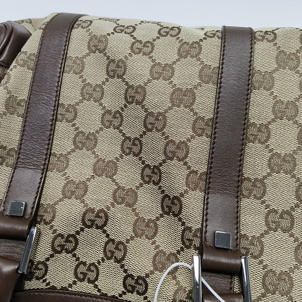 Monogram Canvas Top Handle Bag Brown
