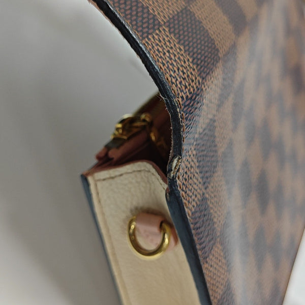 VAVIN Damier Ebene Coated Canvas Brown