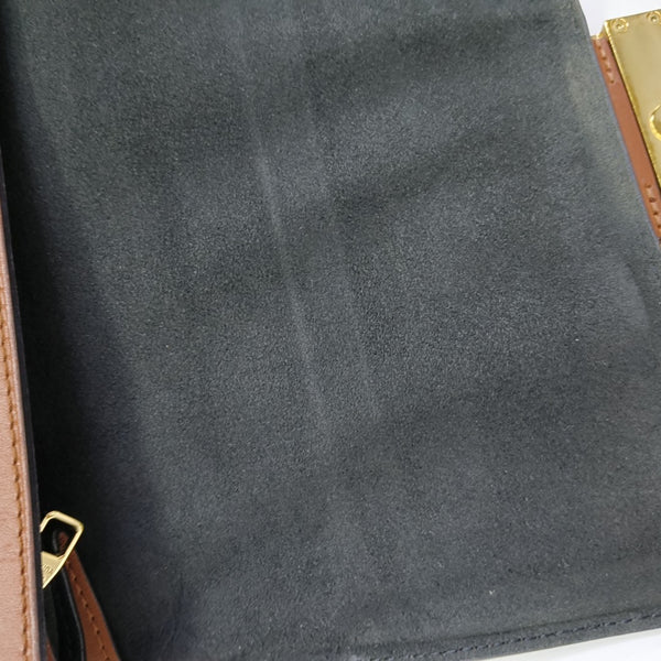 DAUPHINE MM Monogram Coated Canvas Brown