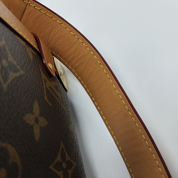 SIDE TRUNK MM Monogram Coated Canvas Brown