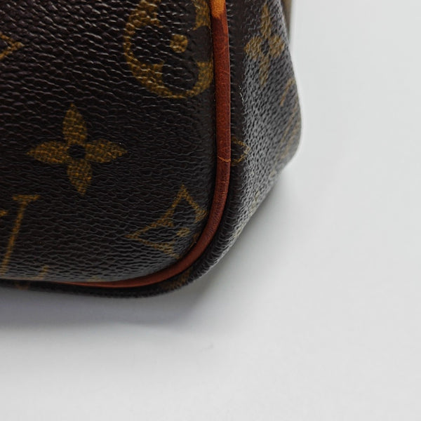 SPEEDY 30 Monogram Coated Canvas Brown