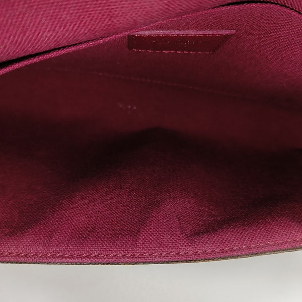 FÉLICIE Monogram Coated Canvas Brown