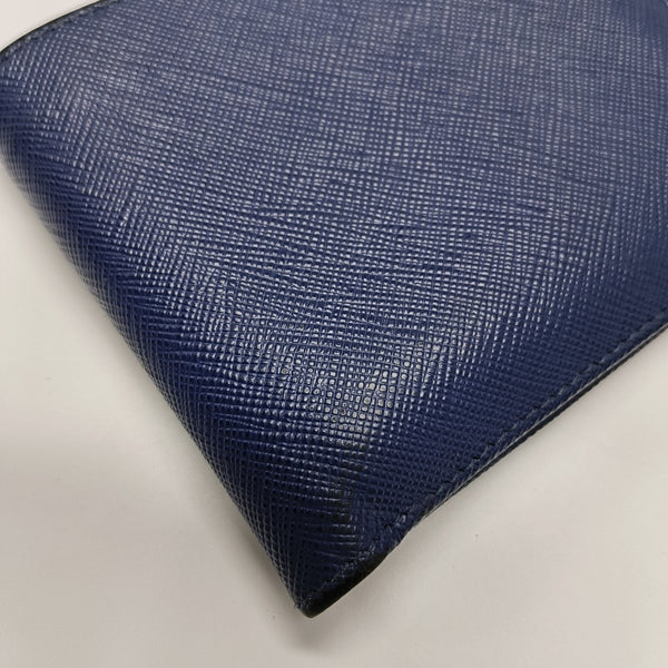 Saffiano Calfskin Wallet Blue