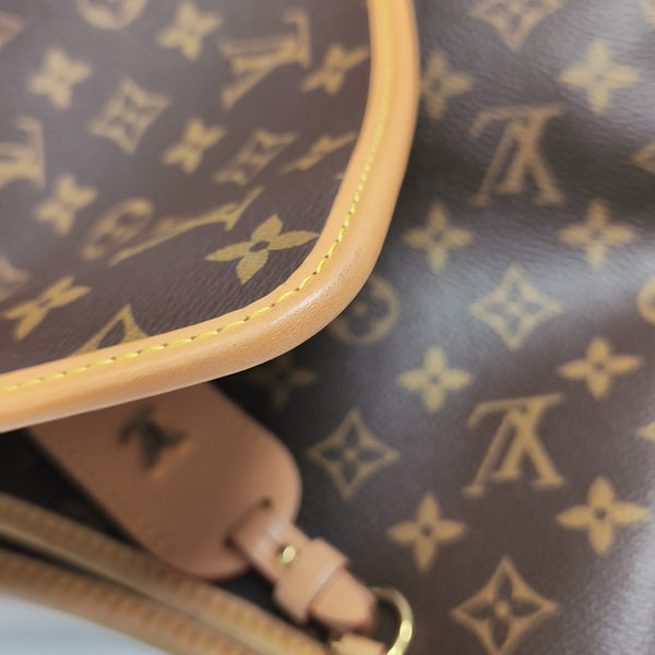 CARRYALL MM Monogram Coated Canvas Brown
