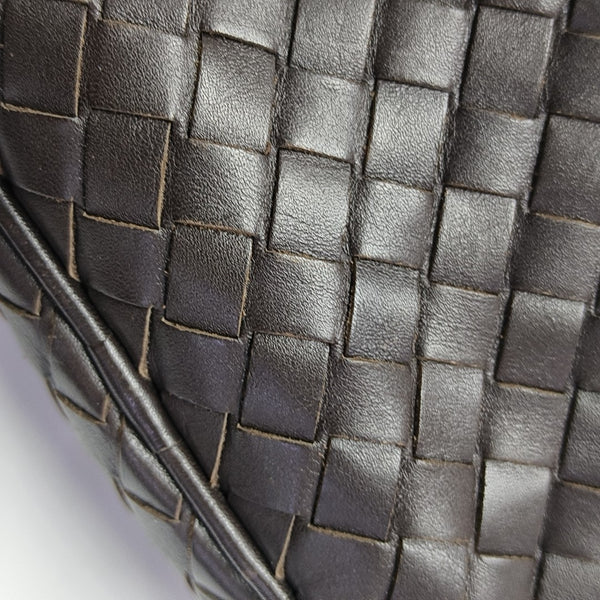 Calfskin Shoulder Bag Brown