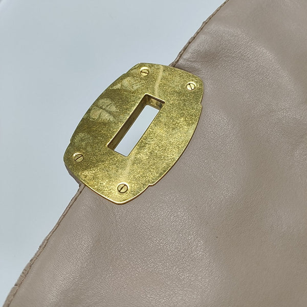 Patent Leather Top Handle Bag Pink