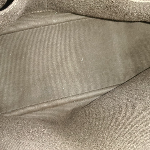Monogram Coated Canvas Top Handle Bag Brown