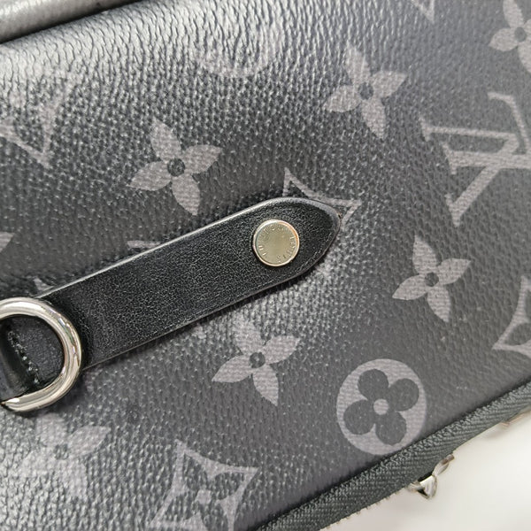 DOUBLE Monogram Coated Canvas Gray