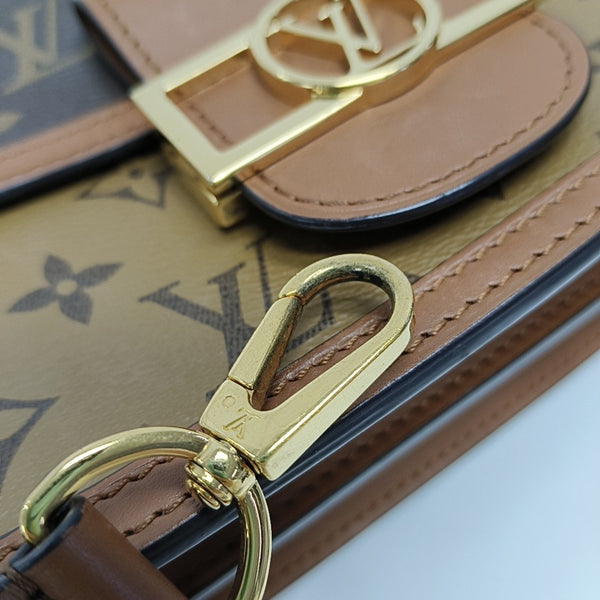 DAUPHINE Mini Coated Canvas Brown