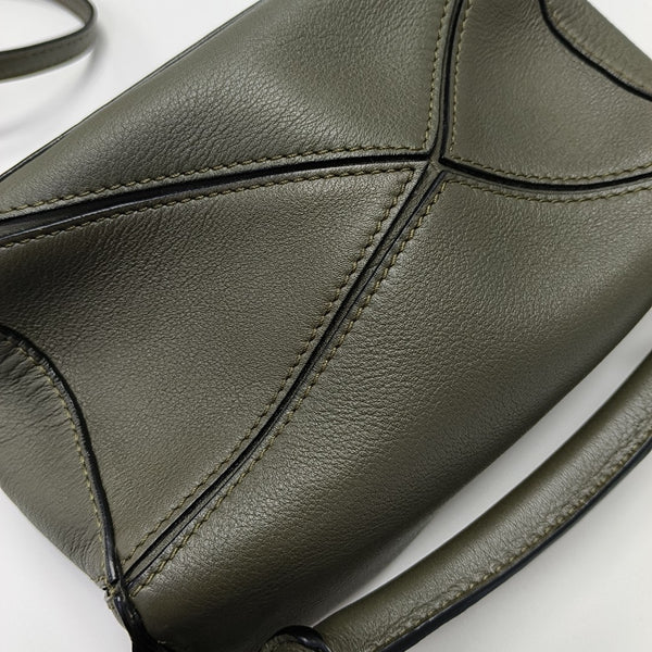 Puzzle Mini Calfskin Green