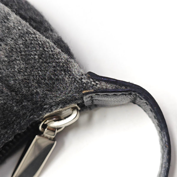 Fabric Top Handle Bag Black