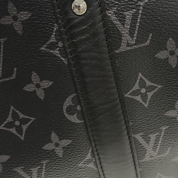KEEPALL Monogram Coated Canvas Black