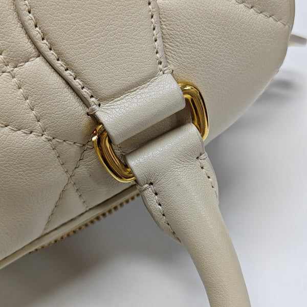 Cannage Calfskin White