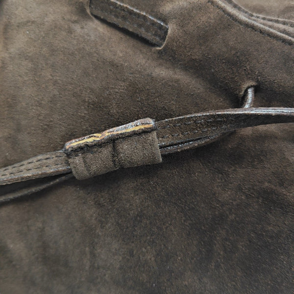 Suede Shoulder Bag Brown