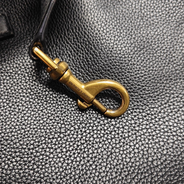 Calfskin Shoulder Bag Black