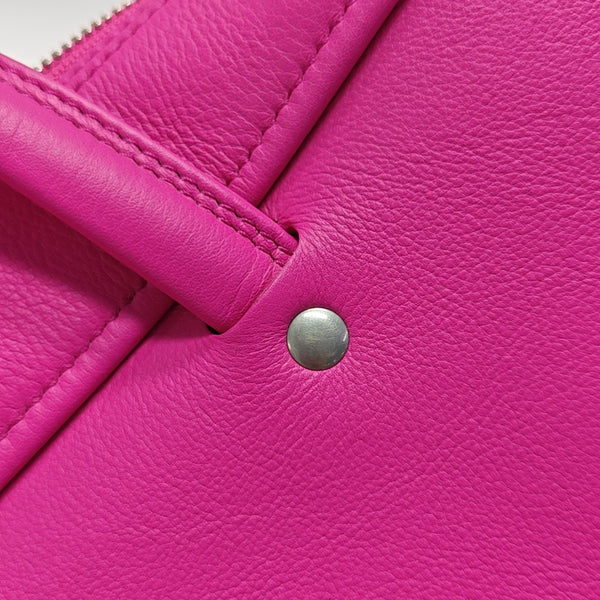Triangle Small Calfskin Red
