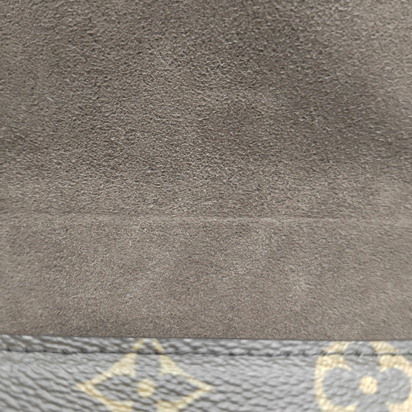Lily Monogram Coated Canvas Brown