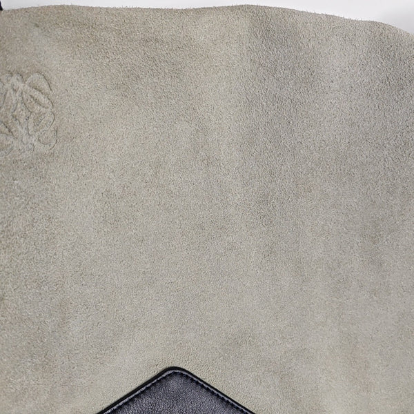 Suede Shoulder Bag Gray