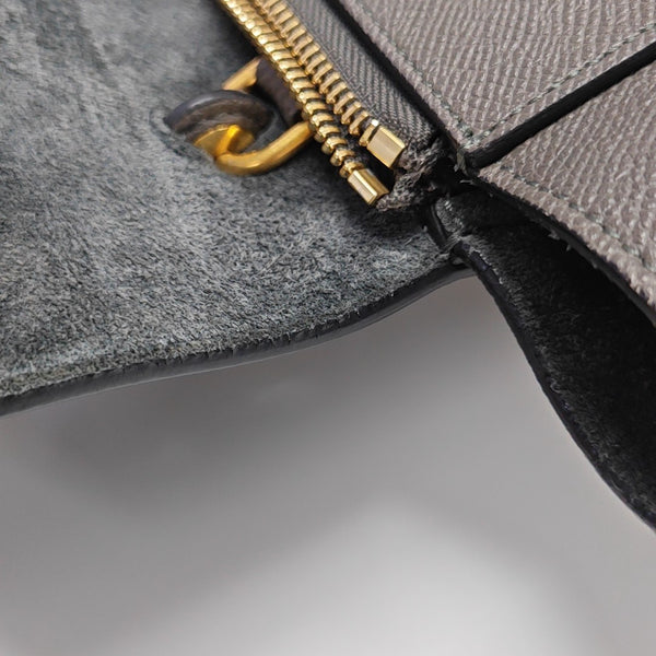 BELT Micro Calfskin Gray