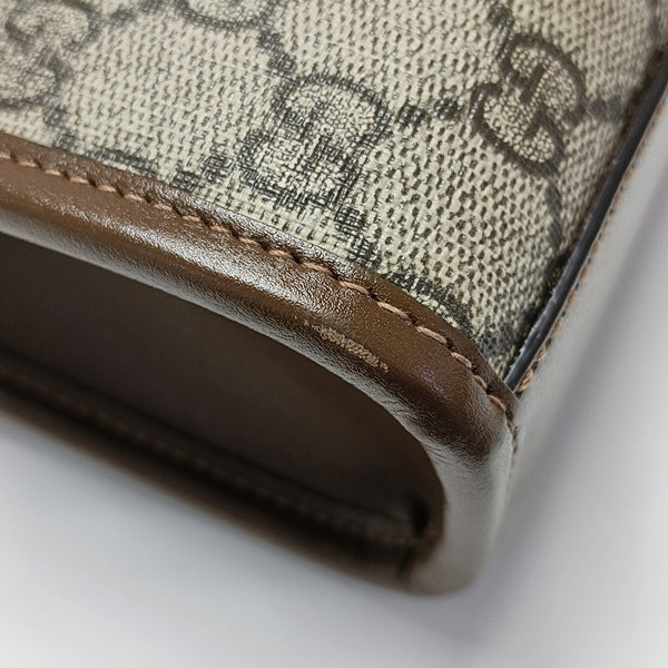 Retro Mini Monogram Coated Canvas Beige