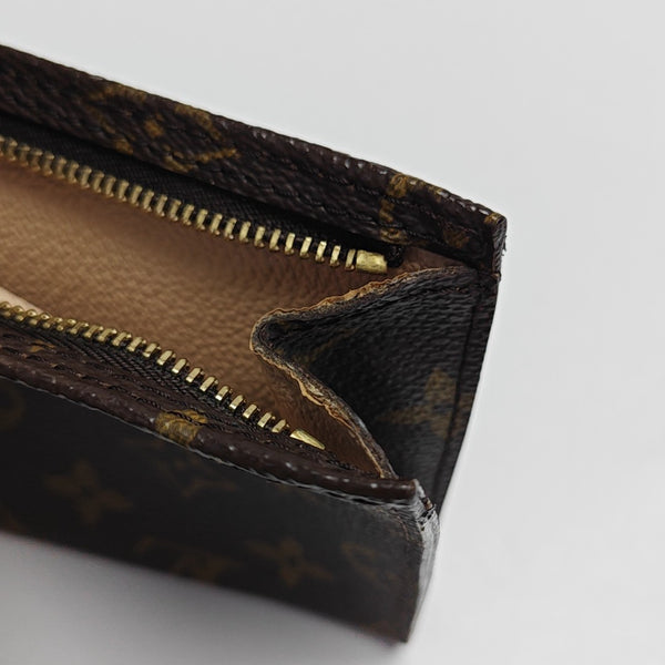 BUCKET Monogram Coated Canvas Brown
