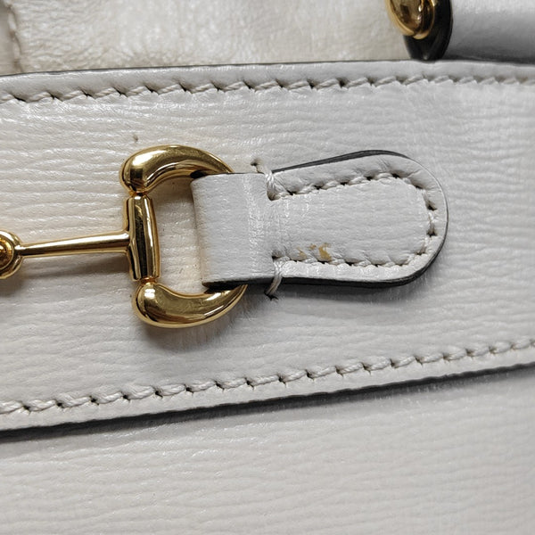 Horsebit 1955 Small Calfskin White