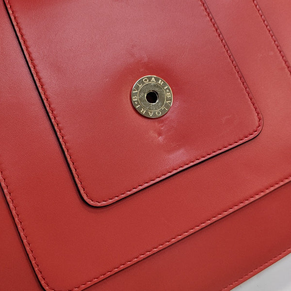 SERPENTI FOREVER Medium Calfskin Red