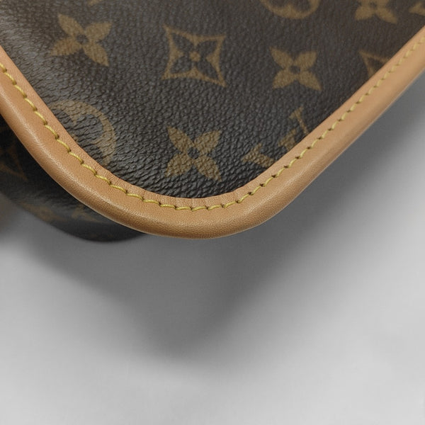 DIANE Monogram Coated Canvas Brown