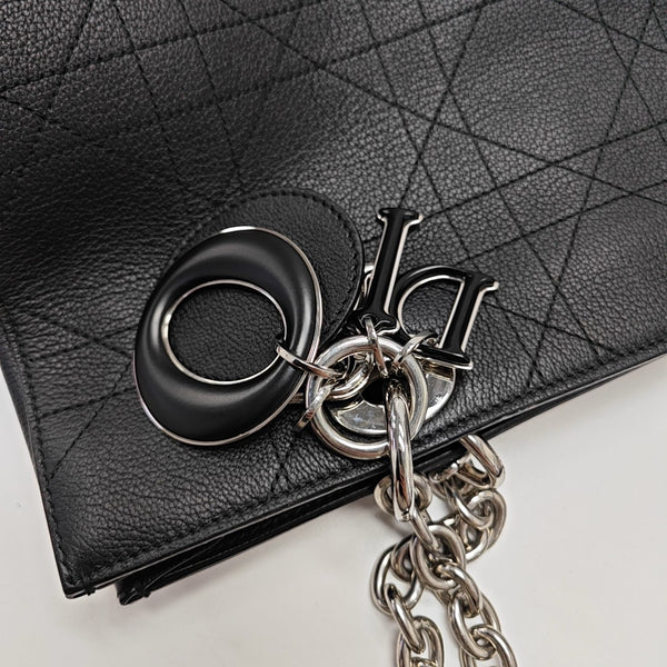 Nwts Ultra Med Quilted Calfskin Black