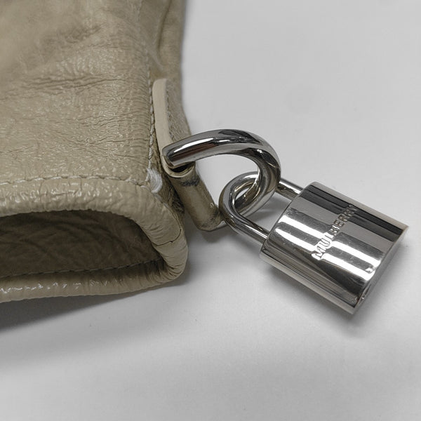 Calfskin Shoulder Bag Gray