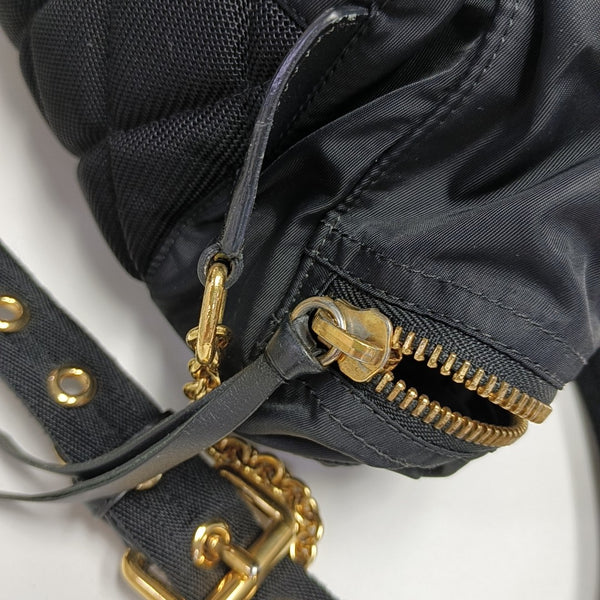 The Rucksack Medium Nylon Black
